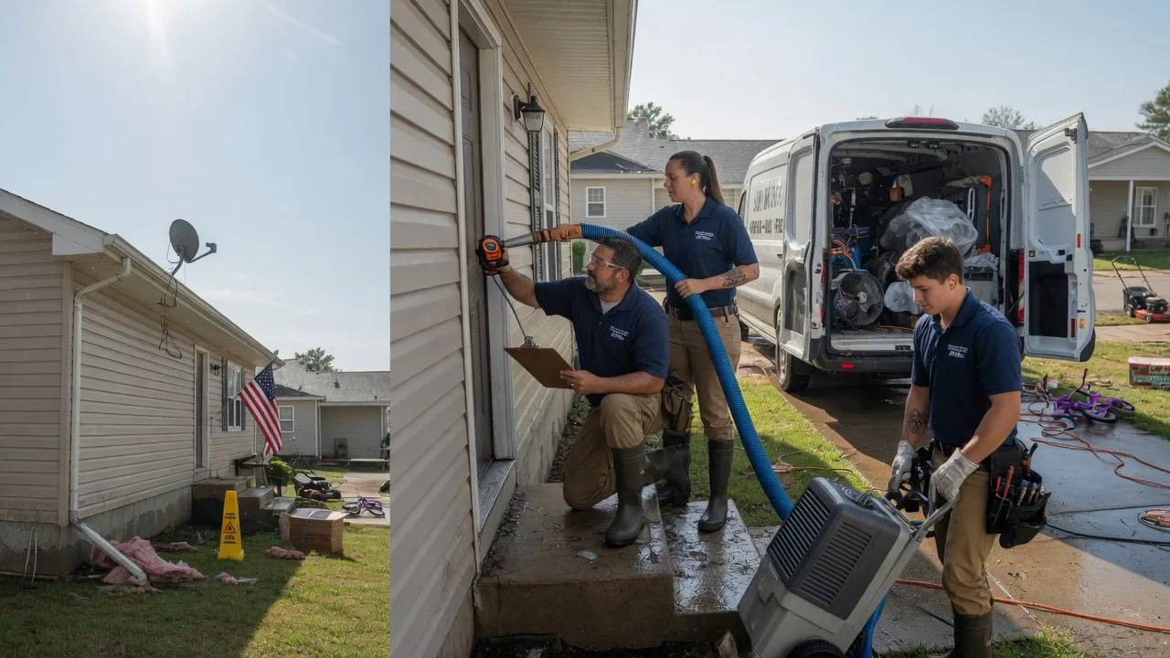 Ceiling Water Damage Restoration in Jerry City, OH near me